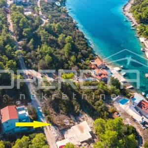 Građevinsko zemljište 340 m2 sa pogledom na more, Tri Porte, Korčula