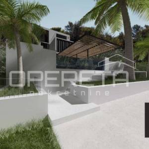 Građevinsko zemljište 340 m2 sa pogledom na more, Tri Porte, Korčula