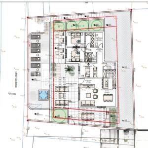 Građevinsko zemljište 437 m² s idejnim projektom i građevinskom dozvolom – uvala