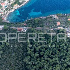 Građevinsko Zemljište od 934 m², drugi red od mora, otok Korčula, Črnja Luka