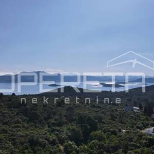 Građevinsko zemljište od 645m2 s pogledom na more, Janjina, Pelješac