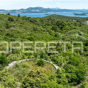 Građevinsko zemljište od 645m2 s pogledom na more, Janjina, Pelješac
