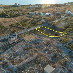 Građevinsko zemljište, pogled na more, ograđeno, 821 m2, Rtina,Ražanac