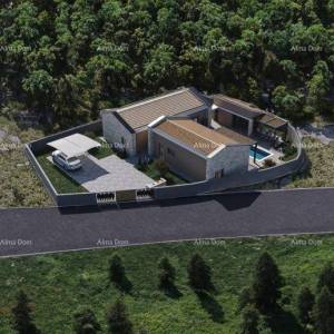 Građevinsko zemljište s dozvolom i projektom vile s bazenom – 760 m²