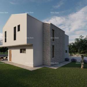 Građevinsko zemljište s projektom vile s bazenom, Rebići