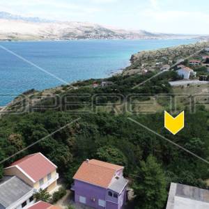 Građevinsko zemljište s pogledom na more, Pag, 1.738 m2