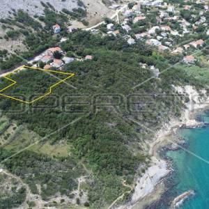 Građevinsko zemljište s pogledom na more, Pag, 1.738 m2