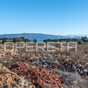 Građevinsko zemljište s panoramskim pogledom – Krk, 1.146 m²