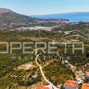 Građevinsko zemljište s pogledom na more, Mravince, Solin kod Splita