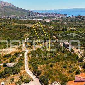 Građevinsko zemljište s pogledom na more, Mravince, Solin kod Splita