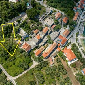 Građevinsko zemljište sa pogledom na more, 1.431 m2, uvala Babina

