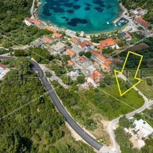 Građevinsko zemljište sa pogledom na more, 1.431 m2, uvala Babina
