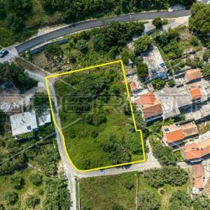 Građevinsko zemljište sa pogledom na more, 1.431 m2, uvala Babina

