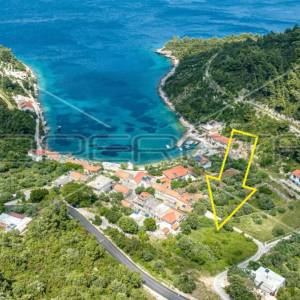 Građevinsko zemljište sa pogledom na more, 1.431 m2, uvala Babina
