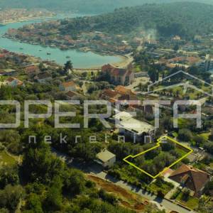 Građevinsko zemljište sa pogledom na more, 1199 m2, Vela Luka 