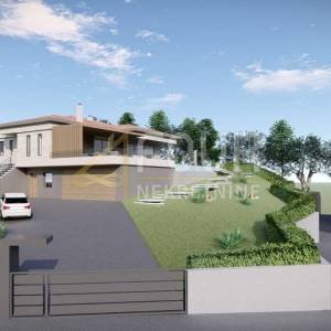 Hreljin, građevinsko zemljište, 1.265m2, pogled na more