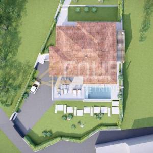 Hreljin, građevinsko zemljište, 1.265m2, pogled na more
