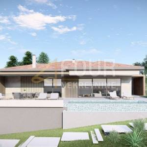 Hreljin, građevinsko zemljište, 1.265m2, pogled na more