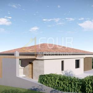Hreljin, građevinsko zemljište, 1.265m2, pogled na more