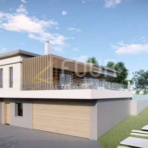 Hreljin, građevinsko zemljište, 1.265m2, pogled na more