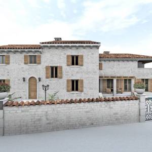ISTRA, BALE - Autohtona istarska kuća s projektom vile