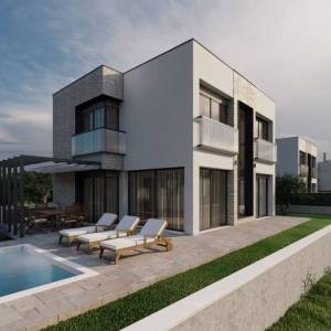 ISTRA, BRTONIGLA - Moderna pametna vila s bazenom
