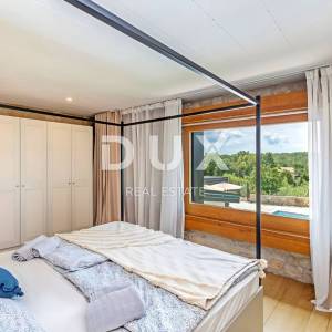 ISTRA, BRTONIGLA - Suvremena kamena vila s pogledom na more