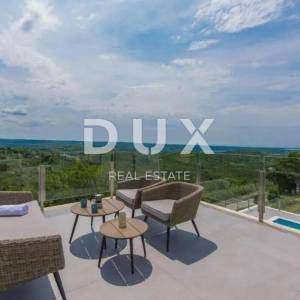 ISTRA, BUJE - Dizajnerska vila smještena na proplanku s panoramskim pogledom