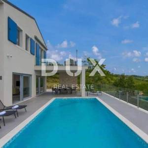 ISTRA, BUJE - Dizajnerska vila smještena na proplanku s panoramskim pogledom