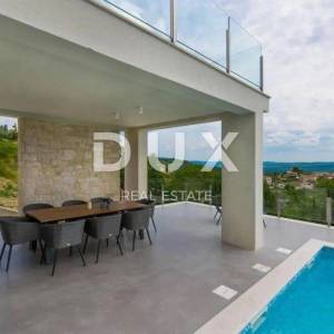 ISTRA, BUJE - Dizajnerska vila smještena na proplanku s panoramskim pogledom