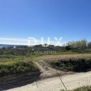 ISTRA, BUJE - Građevinsko zemljište na rubu naselja s pogledom na more i prirodu