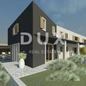ISTRA, BUJE - Kompleks zemljišta s idejnim projektom i prekrasnim pogledom na more