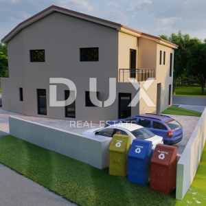 ISTRA, BUJE - Prekrasna dvojnica s bazenom, novogradnja, pogled na prirodu