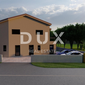 ISTRA, BUJE - Prekrasna dvojnica s bazenom, novogradnja, pogled na prirodu