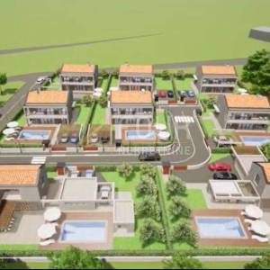 Istra, Buje, zemljište s idejnim projektom za 8 vila