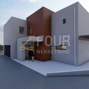 Istra, Buzet, 2.068m2 zemljište s projektom za modernu vilu s bazenom