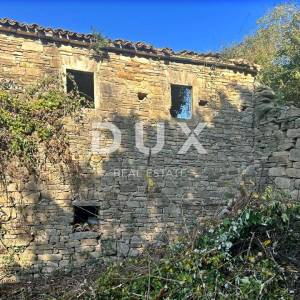 ISTRA, CEROVLJE - Samostojeća ruševna kuća s velikom okućnicom