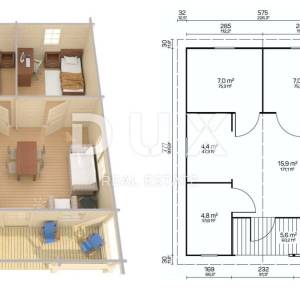 ISTRA, GLAVANI - Građevinsko zemljište 504 m2!