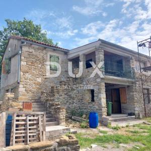 ISTRA, GRAČIŠĆE - Kamena kuća na potpunoj osami s pogledom na zelenilo