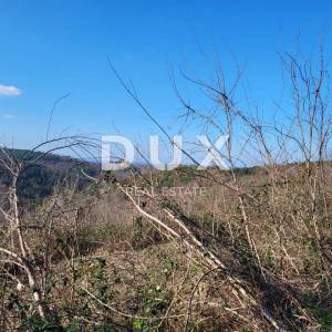 ISTRA, GROŽNJAN - Neometan pogled na more! Građevinsko zemljište s projektom