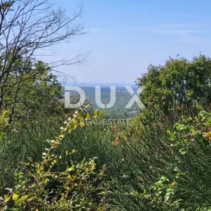 ISTRA, GROŽNJAN - Zemljište s prekrasnim pogledom