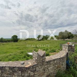 ISTRA, KANFANAR - Veliko investicijsko zemljište, pogled na more, prilika za izgradnju kompleksa vila!