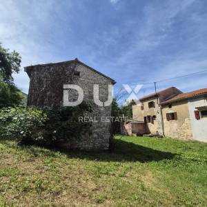 ISTRA, LABIN - Autentična istarska kamena kuća s pomoćnim objektom i velikom okućnicom