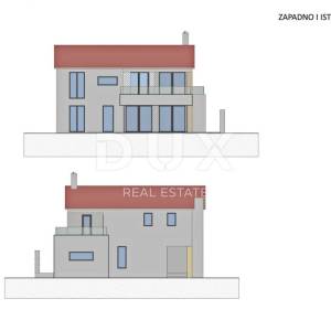 ISTRA, LABIN - Komforno zemljište s građevinskom dozvolom
