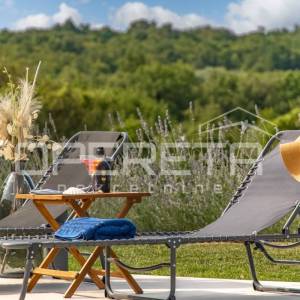 Istra, Labin, luksuzna vila u oazi mira, grijani bazen, panoramski pogled