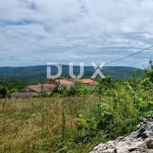 ISTRA, LABIN - Prostrano zemljište s panoramskim pogledom
