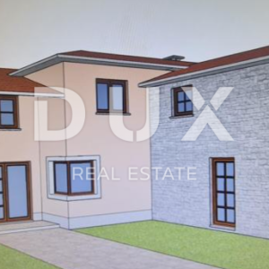 ISTRA, LABIN - Prostrano zemljište s projektom