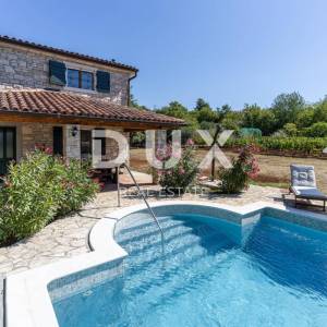 ISTRA, LABIN - Samostojeća kamena vila s bazenom