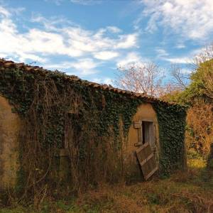 ISTRA, LABIN - Starina za adaptaciju s velikom okućnicom