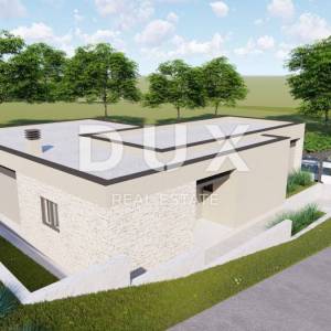 ISTRA, LABIN - Zemljište s građevinskom dozvolom, zadnje u naselju